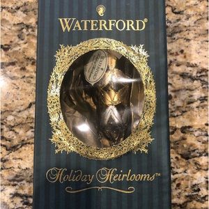 Waterford Holiday Heirlooms Glass Lismore Mini Champagne Flute Ornament